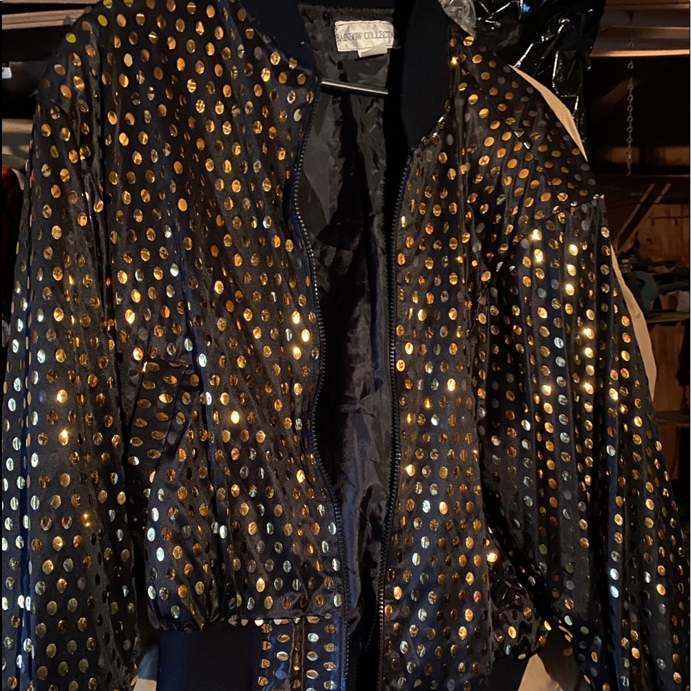 Vintage Gold Sequined Jacket